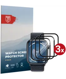 Rosso Apple Watch 45MM Hybrid Glass Screen Protector (3-Pack)