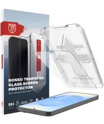 Rosso Samsung Galaxy S25 Tempered Glass met Installatietray Dust Removal