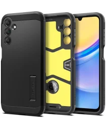 Spigen Tough Armor Samsung Galaxy A15 Hoesje Back Cover Zwart