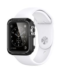 Spigen Rugged Armor Apple Watch 42MM Hoesje Zwart