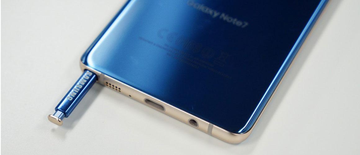 Samsung Galaxy Note 7 verkoop wordt gestopt door gevaarlijke accu’s 