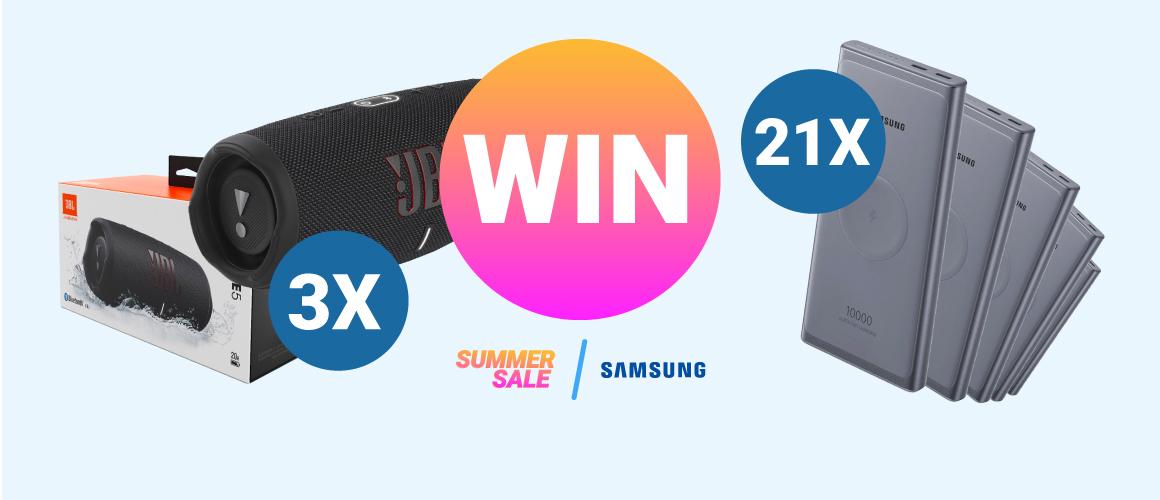 Win Samsung producten | Summer Sale weken bij GSMpunt