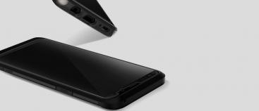 Samsung Galaxy S8 Plus screen protector met een hoesje