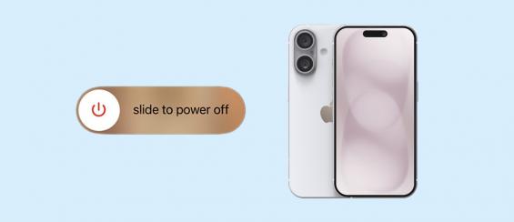 Hoe kan je de iPhone 16 uitzetten?