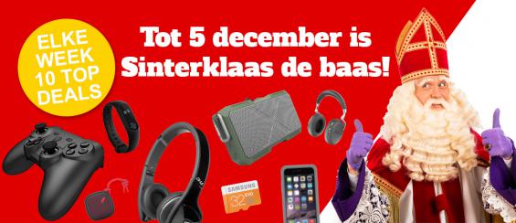 Tot 5 december is Sinterklaas de baas! 