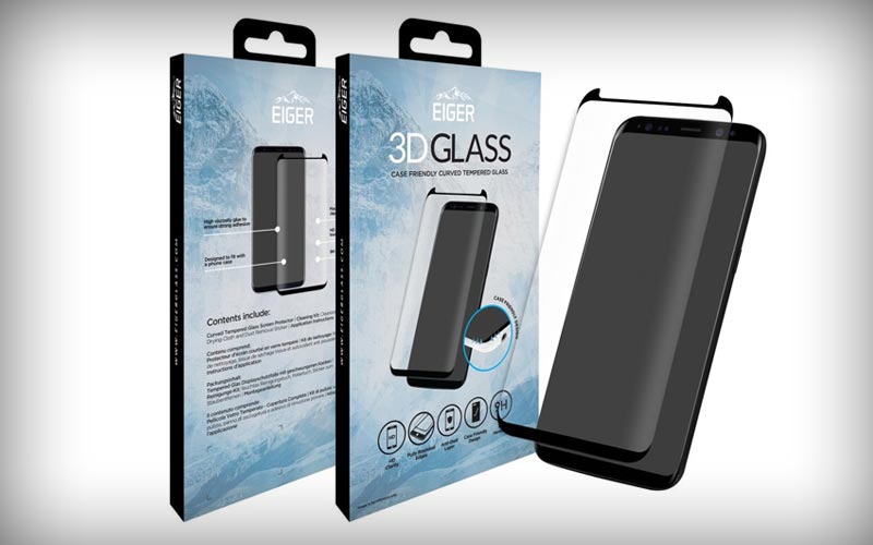 Eiger case friendly tempered glass Samsung Galaxy S8