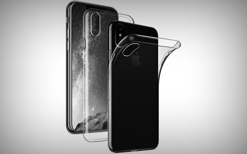 Flexibel transparant iPhone X hoesje