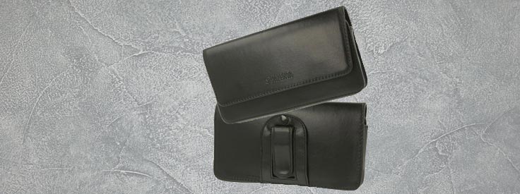 lederen riemclip case
