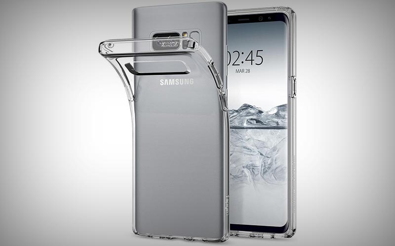 Spigen Liquid Crystal Galaxy Note 8 transparant hoesje