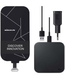 Wireless Charging Receiver + Originele Samsung Draadloze Oplader Zwart