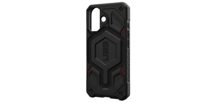 UAG Monarch Een afbeelding waarop de UAG Monarch iPhone 17 case telefoonhoesje te zien is