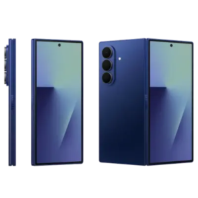Een afbeelding waarop een leak van het design van de Samsung Galaxy Z Fold 8 te zien is