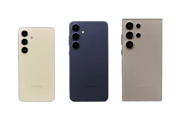 Een afbeelding waarop een leak te zien is van het design van de Samsung S26 series