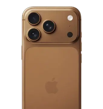 Een concept afbeelding waarop het verwachte design van de iPhone 18 wordt vertoond