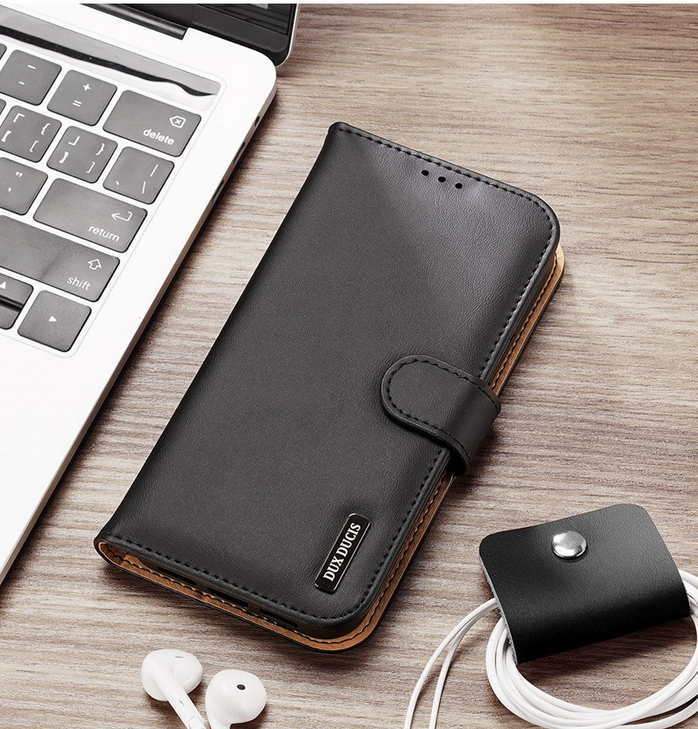 Dux Ducis Hivo iPhone SE (2020/2022) / 8 / 7 Hoesje Book Case Zwart afbeelding 2