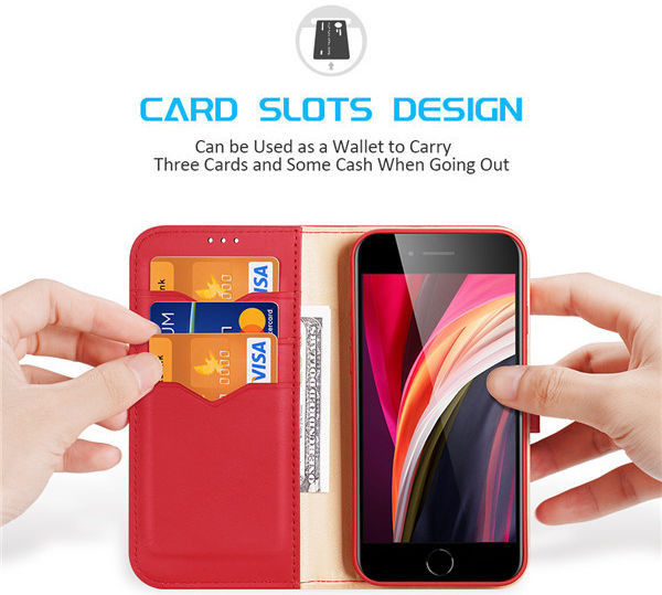 Dux Ducis Hivo iPhone SE (2020/2022) / 8 / 7 Hoesje Book Case Zwart afbeelding 3