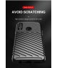 Samsung Galaxy A20s Hoesje Twill Thunder Texture Back Cover Zwart