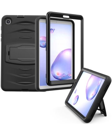 Samsung Galaxy Tab A 8.4 (2020) Hybride Kickstand Hoes Zwart Hoesjes