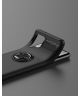 Samsung Galaxy A42 Hoesje met Ring Magneet Kickstand Zwart