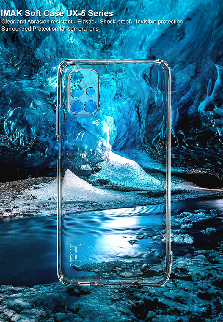 IMAK UX-5 Samsung Galaxy M51 Hoesje Flexibel en Dun TPU Transparant afbeelding 5