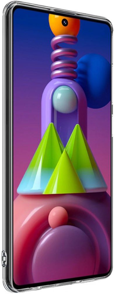 IMAK UX-5 Samsung Galaxy M51 Hoesje Flexibel en Dun TPU Transparant afbeelding 4