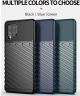 Samsung Galaxy A42 Twill Thunder Texture Back Cover Zwart