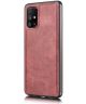 DG Ming Samsung Galaxy M51 Hoesje 2-in-1 Book Case en Back Cover Rood