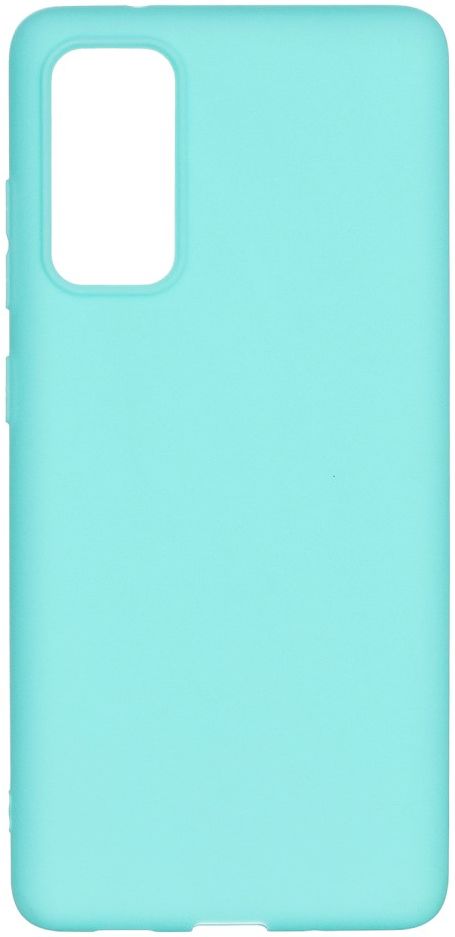 Samsung Galaxy S20 FE Hoesje Dun TPU Matte Back Cover Cyaan afbeelding 1