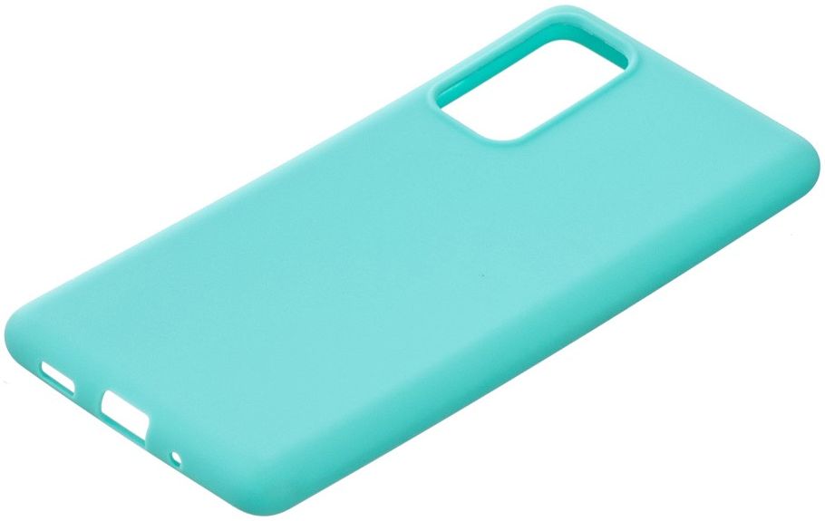 Samsung Galaxy S20 FE Hoesje Dun TPU Matte Back Cover Cyaan afbeelding 3