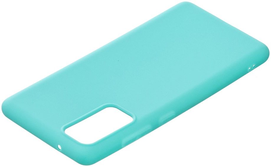 Samsung Galaxy S20 FE Hoesje Dun TPU Matte Back Cover Cyaan afbeelding 4