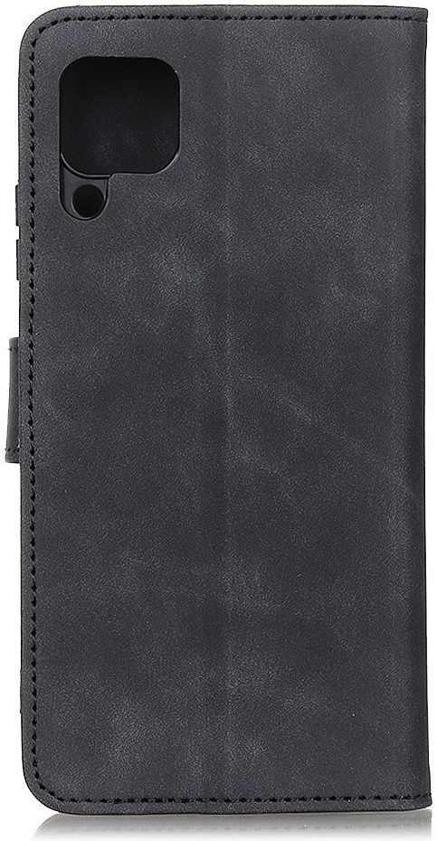 Samsung Galaxy A12 Vintage Book Case Hoesje Wallet Zwart afbeelding 5