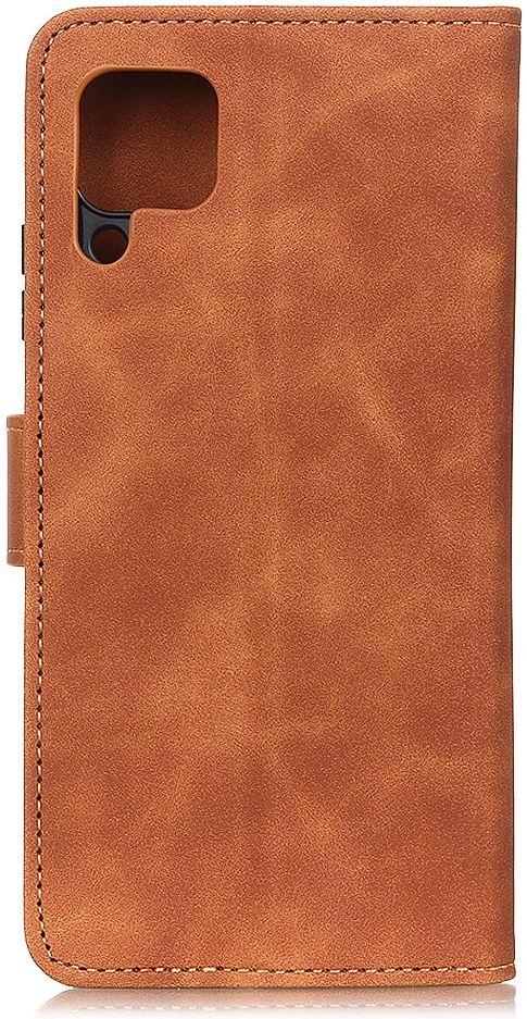 Samsung Galaxy A12 Vintage Book Case Hoesje Wallet Bruin afbeelding 4