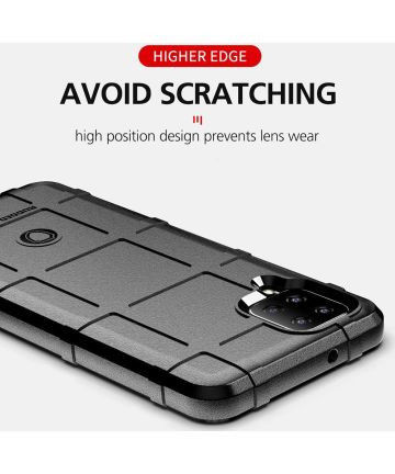 Samsung Galaxy A12 Hoesje Shock Proof Rugged Shield Blauw afbeelding 3