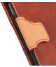 LG K52 / Q52 / K62 Hoesje Portemonnee Splitleer Book Case Bruin