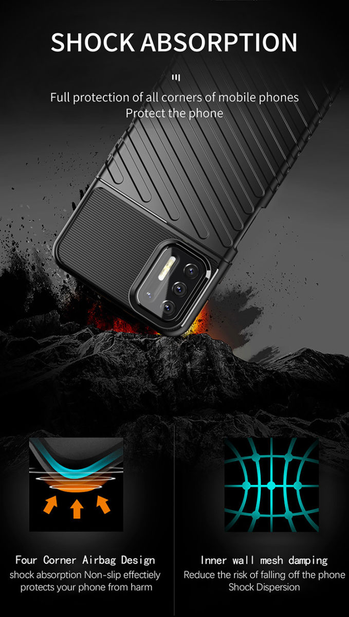 Motorola Moto G9 Plus Hoesje TPU Thunder Design Groen afbeelding 8