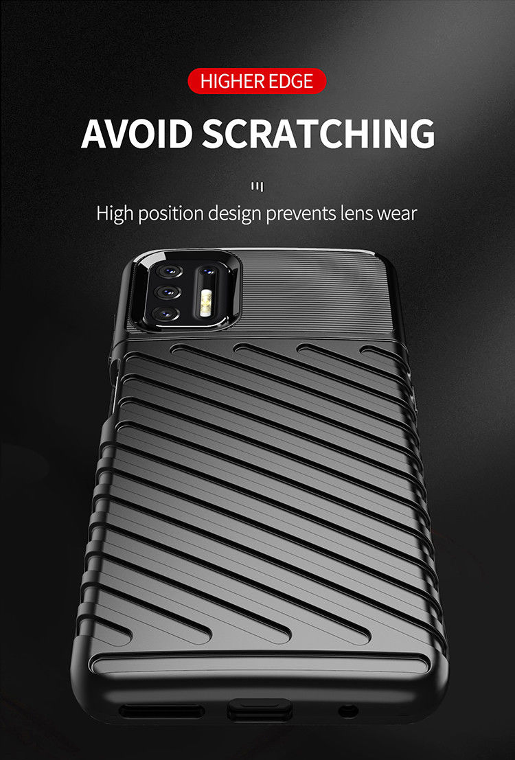 Motorola Moto G9 Plus Hoesje TPU Thunder Design Groen afbeelding 9