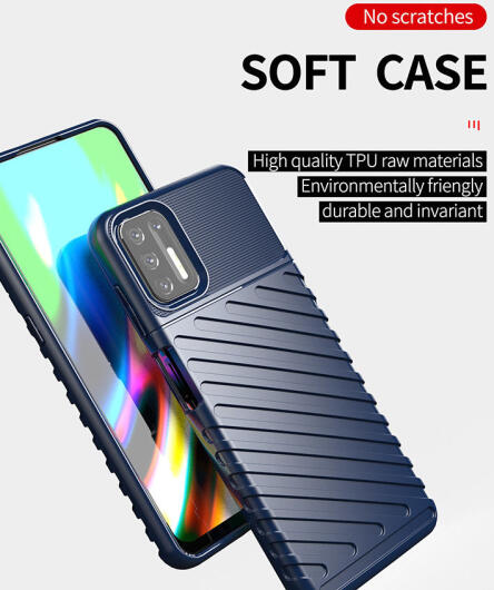 Motorola Moto G9 Plus Hoesje TPU Thunder Design Groen afbeelding 5