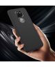 Motorola Moto G9 Play / Moto E7 Plus Hoesje Twill Slim Textuur Zwart