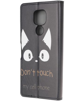 Motorola Moto G9 Play / Moto E7 Plus Hoesje met Don't Touch Print Hoesjes