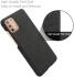 Motorola Moto G9 Plus Stof Hard Back Cover Zwart afbeelding 4