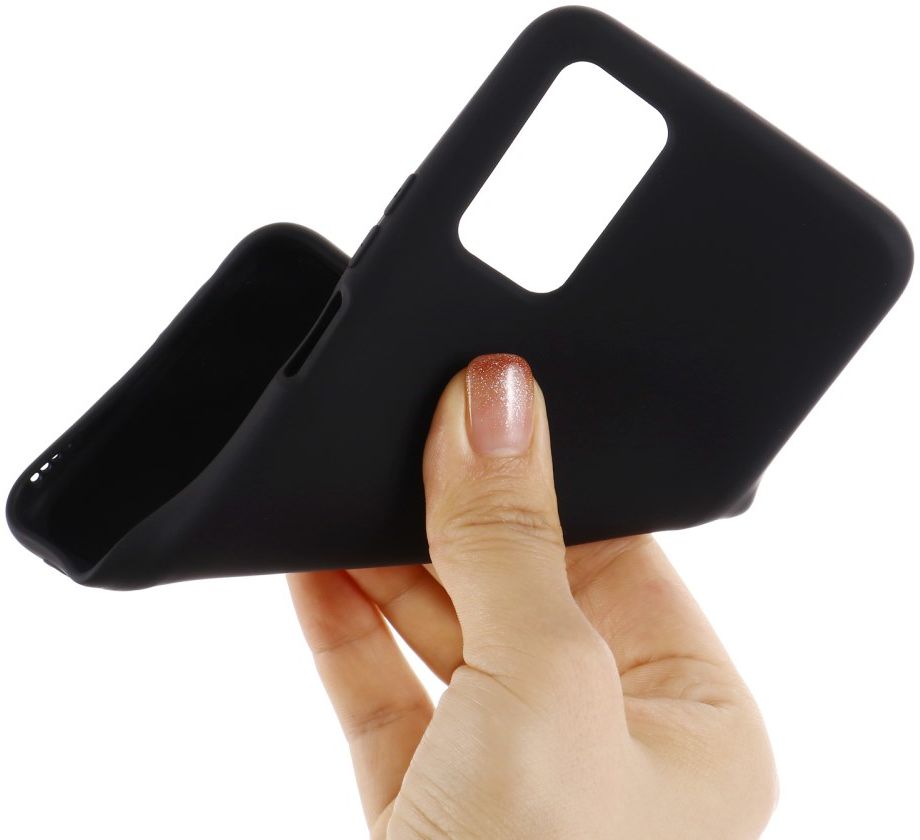 Motorola Moto G9 Plus Siliconen Back Cover Zwart afbeelding 4