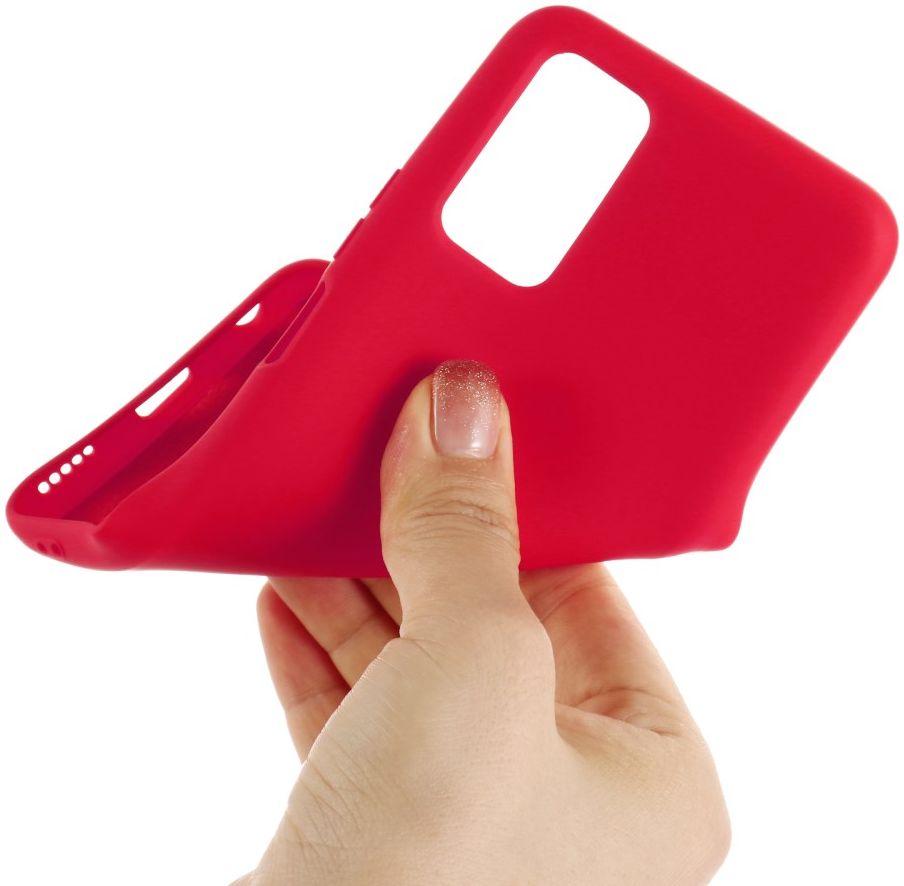 Motorola Moto G9 Plus Siliconen Back Cover Rood afbeelding 4