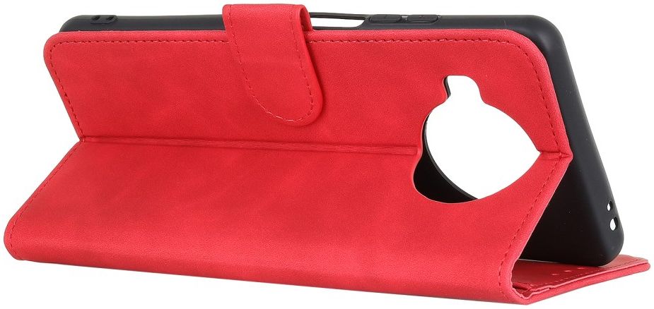 Xiaomi Mi 10T Lite 5G Hoesje Vintage Wallet Book Case Rood afbeelding 8