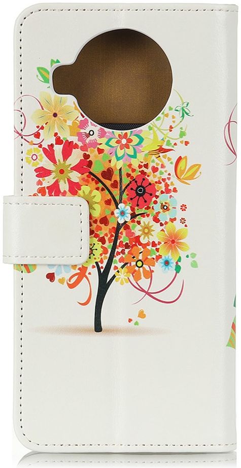 Xiaomi Mi 10T Lite Portemonnee Hoesje met Gekleurde Boom Print afbeelding 2