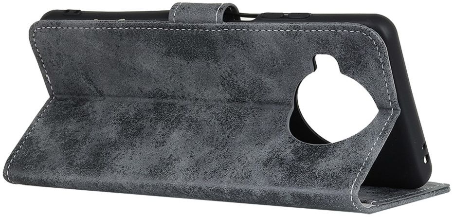 Xiaomi Mi 10T Lite Retro Wallet Book Case Hoesje Zwart afbeelding 7
