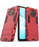 Xiaomi Redmi Note 9 Pro / Note 9S Shockproof Backcover Kickstand Rood