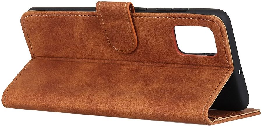 Khazneh Oppo Reno 4 Pro 4G Hoesje Retro Wallet Book Case Bruin afbeelding 6