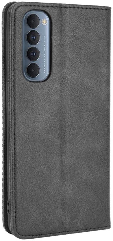 Oppo Reno 4 Pro 4G Hoesje Retro Portemonnee Book Case Zwart afbeelding 11