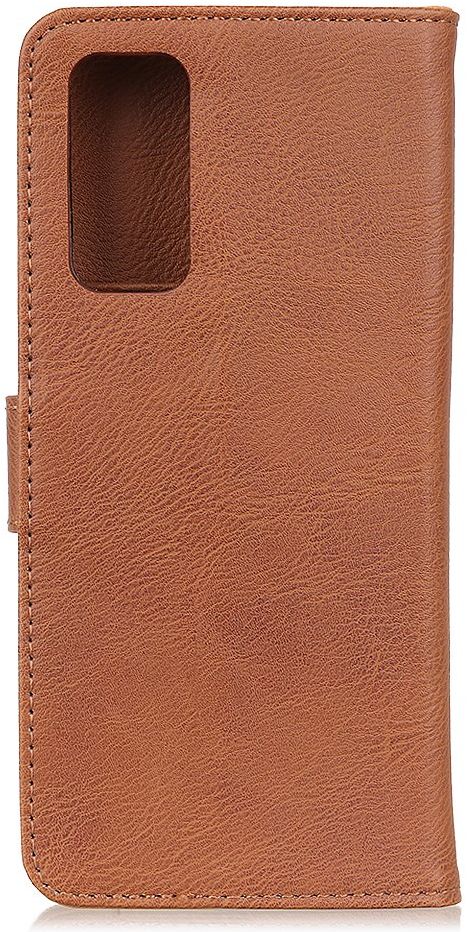 Oppo Reno4 5G Hoesje Retro Wallet Book Case Bruin afbeelding 4