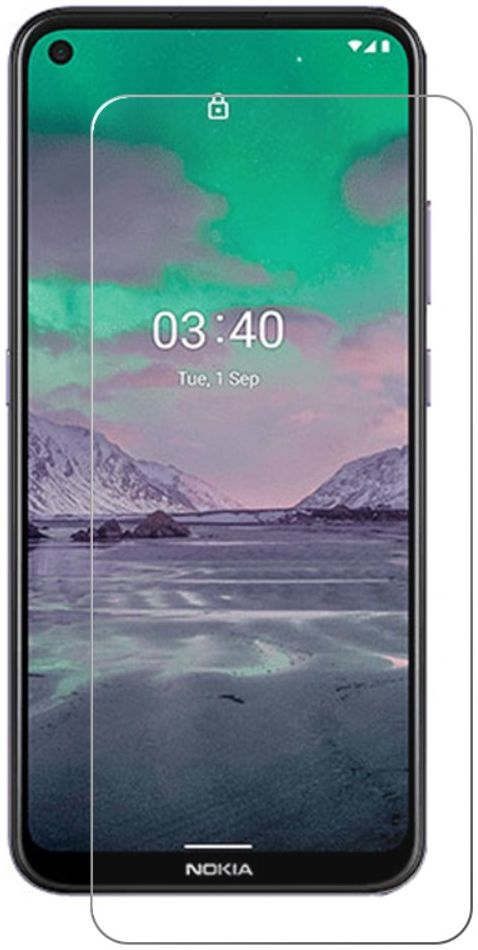 Nokia 3.4 0.3mm Arc Edge Tempered Glass Screen Protector afbeelding 1
